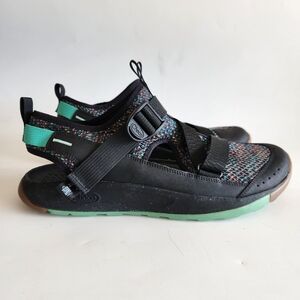 Chaco Odyssey All Terrain Closed Toe Sport Sandals Mens Size 15 Black Teal